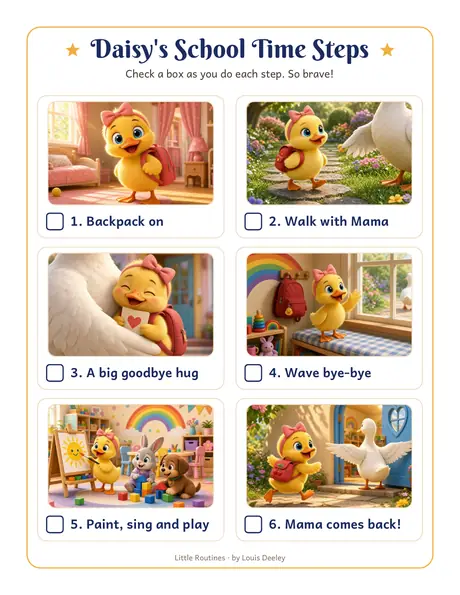Daisy steps chart worksheet preview