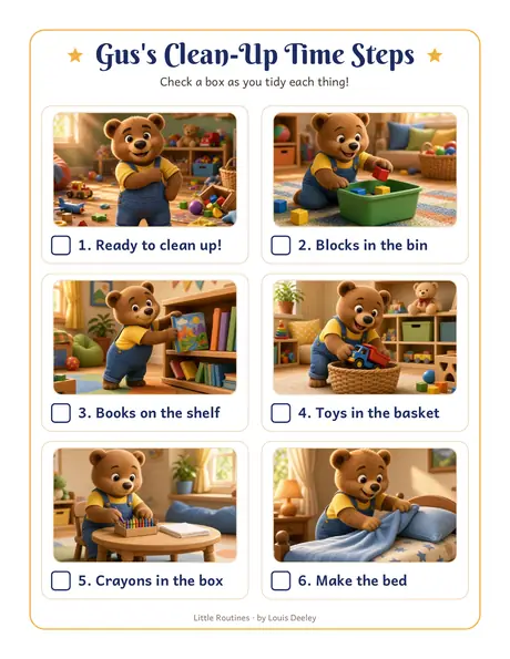 Gus steps chart worksheet preview